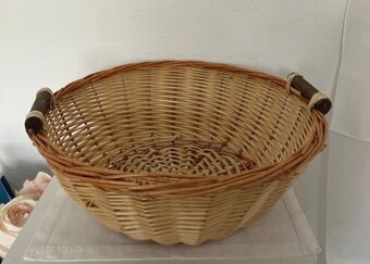 Prútený veľký košík - 2