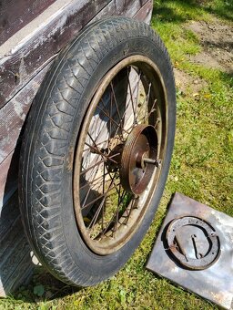 Bicykel na wehrmacht motocykel DKV 350 nd v pieskovej farbe - 2