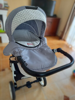 Trojkombinácia ALUWAY Baby Lux Silver - 2
