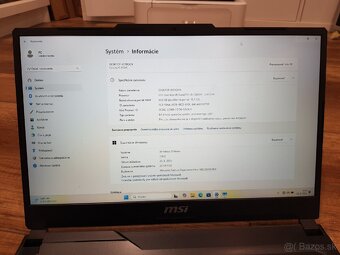MSI CYBORG 15 A12U - i5-12450H / RTX 3050 / 16GB RAM - 2