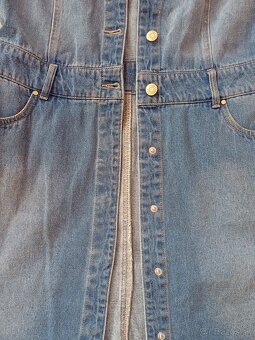 Riflové pekné šaty - 2