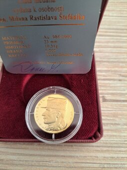 M. R. Štefánik - zlatá medaila - M. Ronai-REZERVOVANÉ - 2
