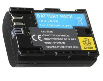 LP-E6 Battery (7.4V, 2000mAh) (Canon - Blackmagic Design) - 2