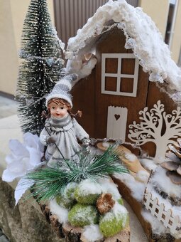 Vianočná dekorácia domček - 2