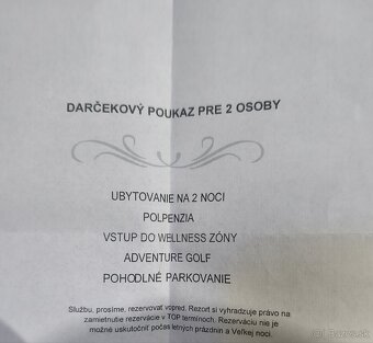 Poukaz na dve noci - 2