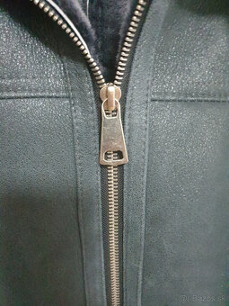 Zateplená kožená bunda - 2