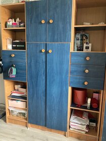 Vintage modre skrine - 2