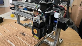 CNC stolná frézka + 10w laser - 2