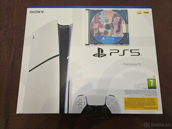 PS5 slim s mechanikou // NEROZBALENA + GTA V - 2