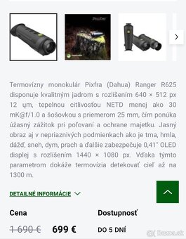 Termovizia Pixfra Ranger R625 - 2