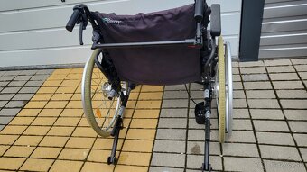 invalidny vozík XL 57cm pre širšie ťažšie postavy do 170kg - 2