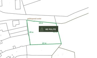 Predaj pozemok na stavbu RD, výborná poloha, 26 á, Bardoňovo - 2