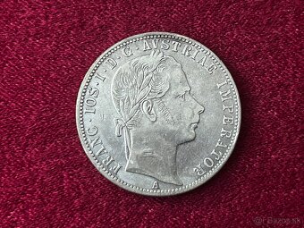 Strieborné 1 guldeny FJ I - 2