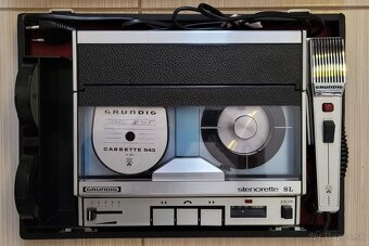 Predám kufríkový magnetofón–diktafón GRUNDIG - stenorette SL - 2