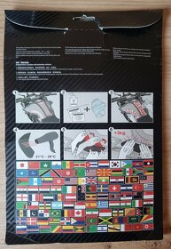 Ochrana chránič nádrze a kolien nálepky, pad BMW S1000XR - 2