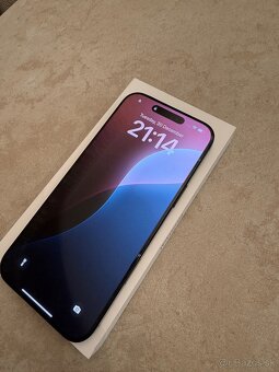 Predám iPhone 16 Pro Max 256 GB – Black Titanium, TOP stav - 2