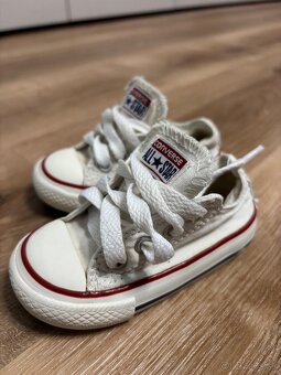 Biele detské converse, veľkosť 20 - 2