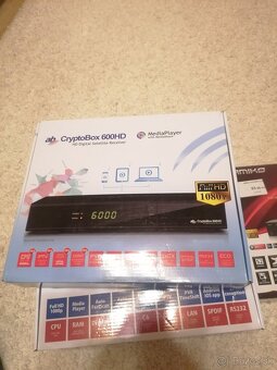 FHD satelitné prijímače AB Cryptobox a Amiko - predám. - 2