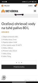 Bojler na tuhé palivo - 2