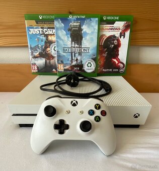 Predám Xbox One S + 3 hry + ovládač zadarmo ku konzole - 2