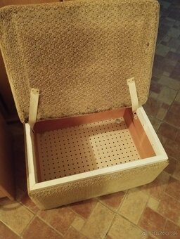 Retro vätšia tabureta s úložným priestorom - 2
