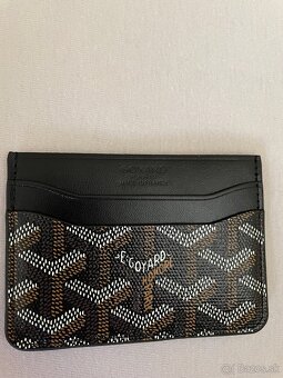 Goyard čierny cardholder na karty - 2