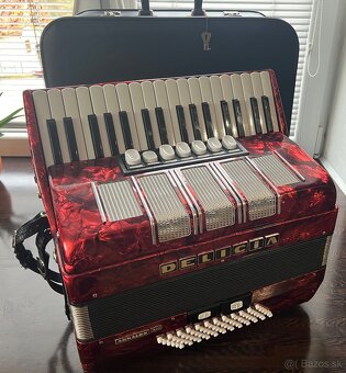 Akordeón Delicia Arnaldo 72 basový - Záruka - - 2