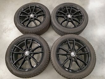 4ks zimne ALU 5x112 R17 7J ET45 RIAL SKODA OCTAVIA - 2