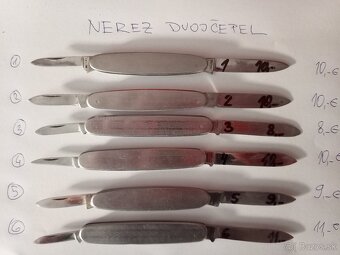 Nerezové nožíky dvojčepel - 2