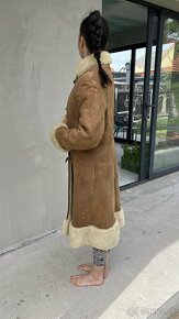 Kožený dámsky kabát - 2