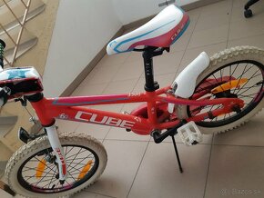 Predám detský (dievčenský)bicykel CUBE160-veľkosť 16 - 2