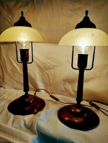 2 retro stolové lampy - 2