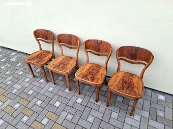 Luxusní prvorepublikové židle THONET - ART Deco - 2