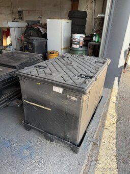 Plastove boxy 120x80cm, vyska 86cm, stohovatelne - 2