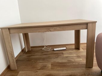 Jedálenský stôl dub sonoma – 140x80 - 2