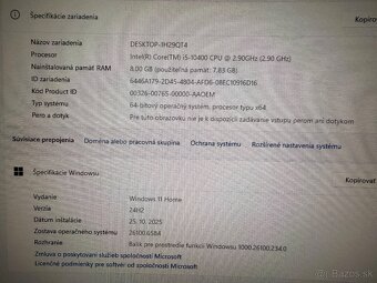 Predam PC i5-10400 2,9Ghz - 2