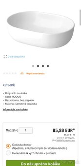 Umývadlo na dosku - 2