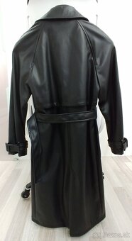 Kožený trench coat - 2