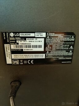 Televízor LG 43UJ634V 110cm - 2