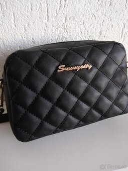 Nová čierna crossbody kabelka - 2