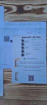 Systém sam kit otočné drevené žalúzie - 2