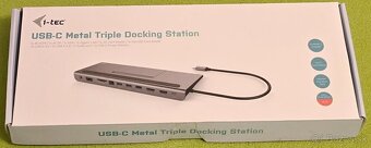 Nová dokovacia stanica I-TEC USB-C Metal 4K 3x display 85W - 2