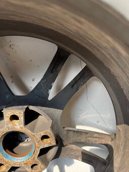 Original disky 5x112 s pneu 215/55 R17 - 2