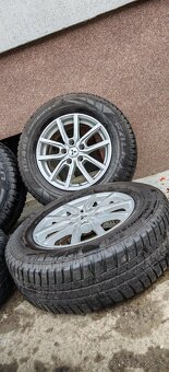 ALU Mitsubishi 5x114,3 a zimné Falken Eurowinter 215/70 R16 - 2
