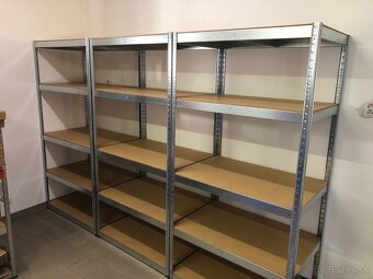 Pozinkované regále + MDF doska 180x90x60 - 2