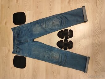 Predám kevlarové moto jeansy W-TEC Shiquet - 2