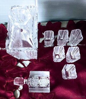 Retro karafa + poháre - 2