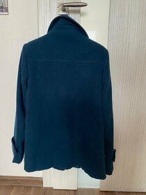Krátky dámsky modrý kabát - 2