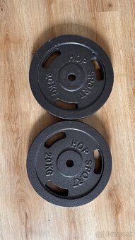 Predám 200kg závažia - kotúče so stojanom a iné veci - 2