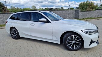 BMW 3 2.0d Sport Line G21 mineralweiss perleť - aj splátky - 2